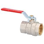 Brass ball valve, full flow, not suitable for industrial and drinking water, IT x IT